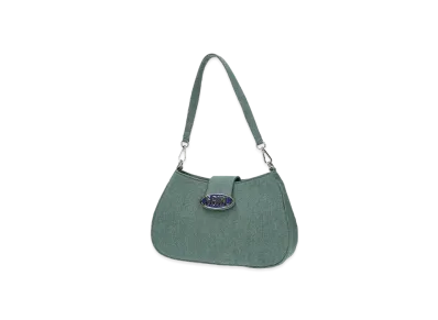 X-Girl Glitter Oval Logo 2Way Bag "Ltindigo"