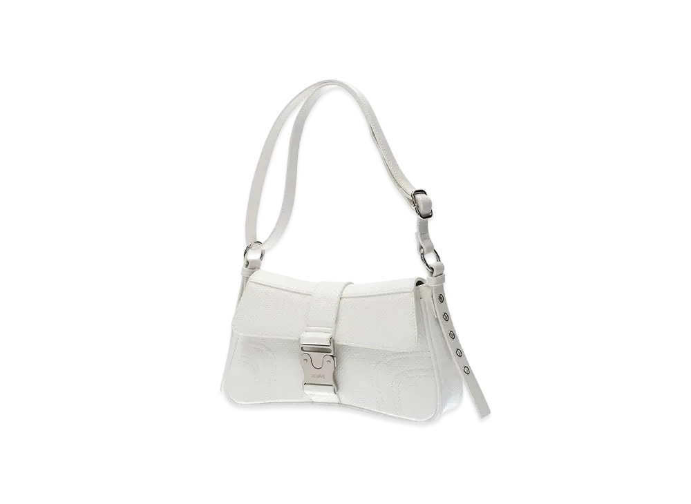 X-Girl Motif Buckle Bag "White"