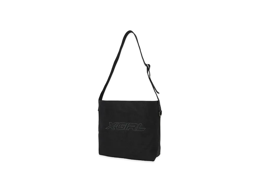 X-Girl Logo Messenger Bag "Black"