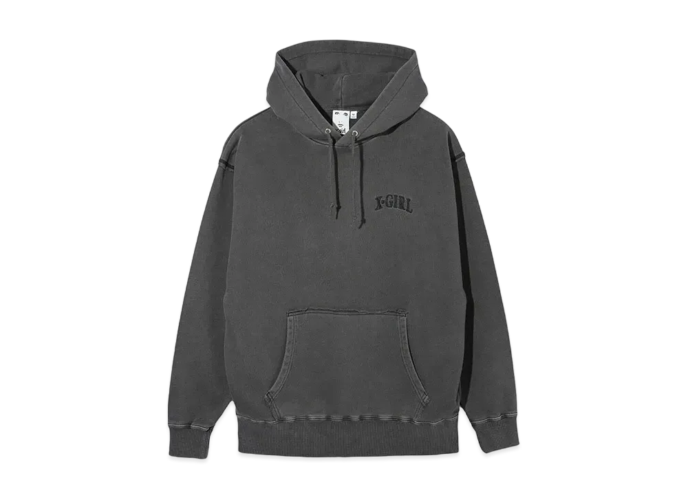X-Girl Distressed Sweat Hoodie "Black"