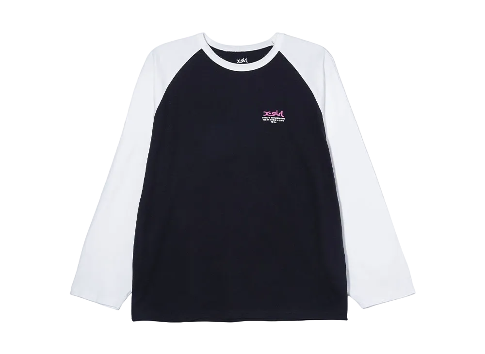 X-Girl Face Poster B/B Big Tee "Black"