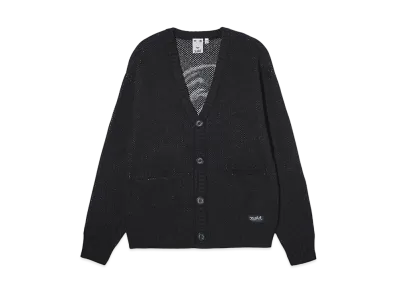 X-Girl Face Knit Cardigan "Black"