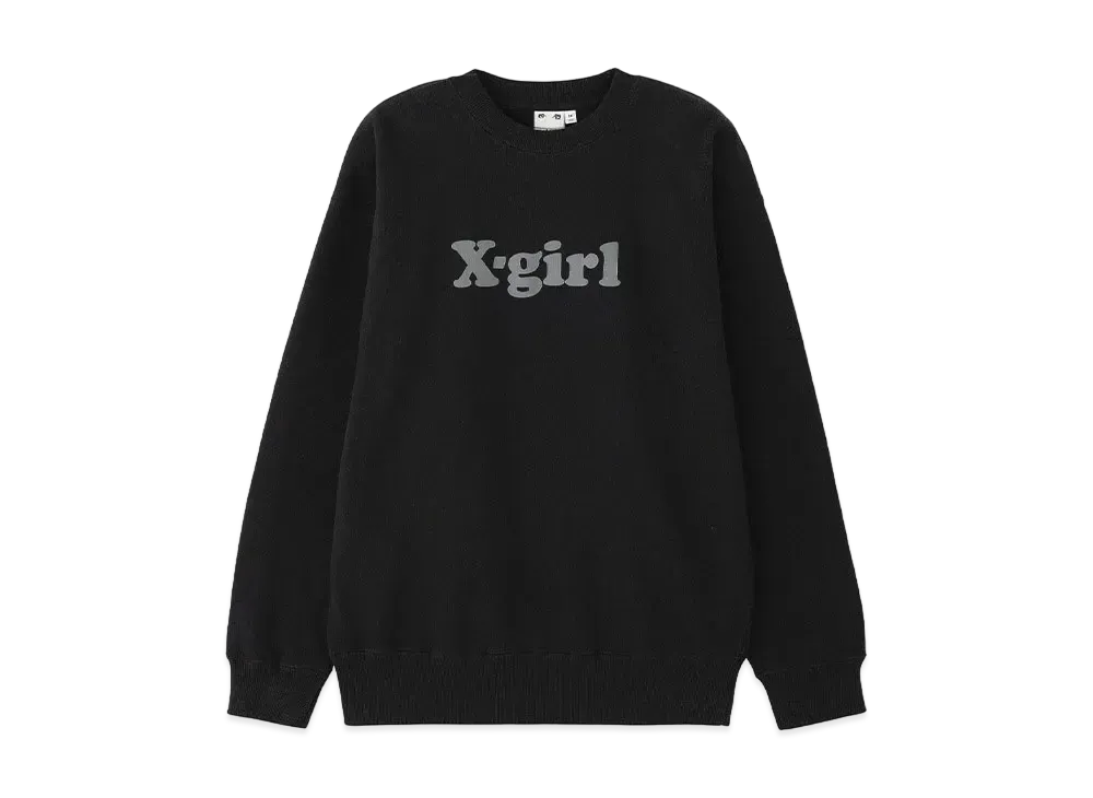 X-Girl Logo Sweat Top "Black"