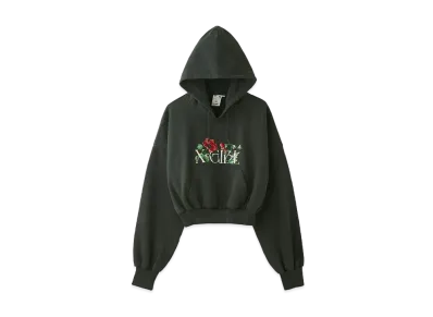 X-Girl Embroidered Poppy Compact Sweat Hoodie "Charcoal"