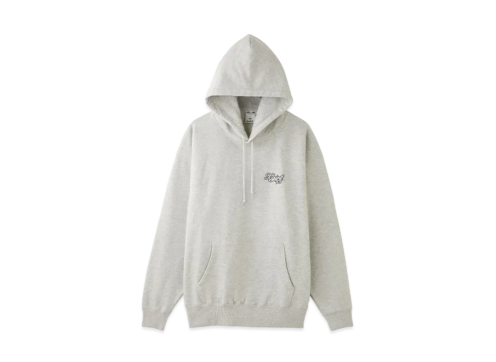 X-Girl Face And Stars Sweat Hoodie "Ash"