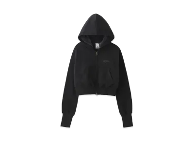 X-Girl Lining Boa Compact Zip Up Hoodie "Black"