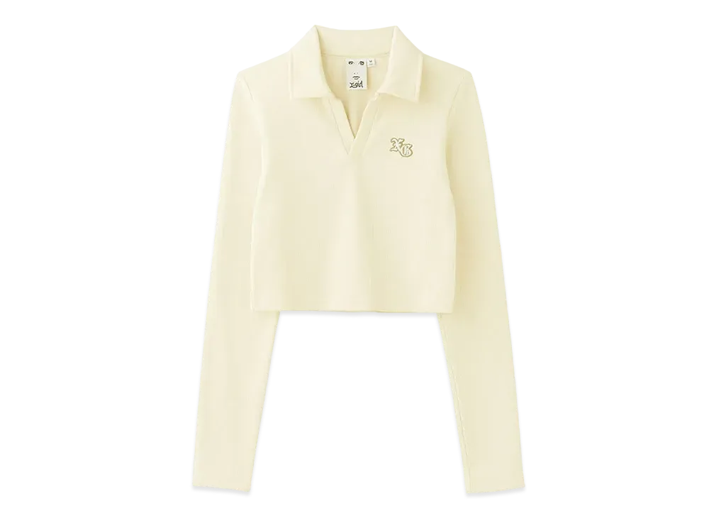 X-Girl Baby Polo Top "Off White"