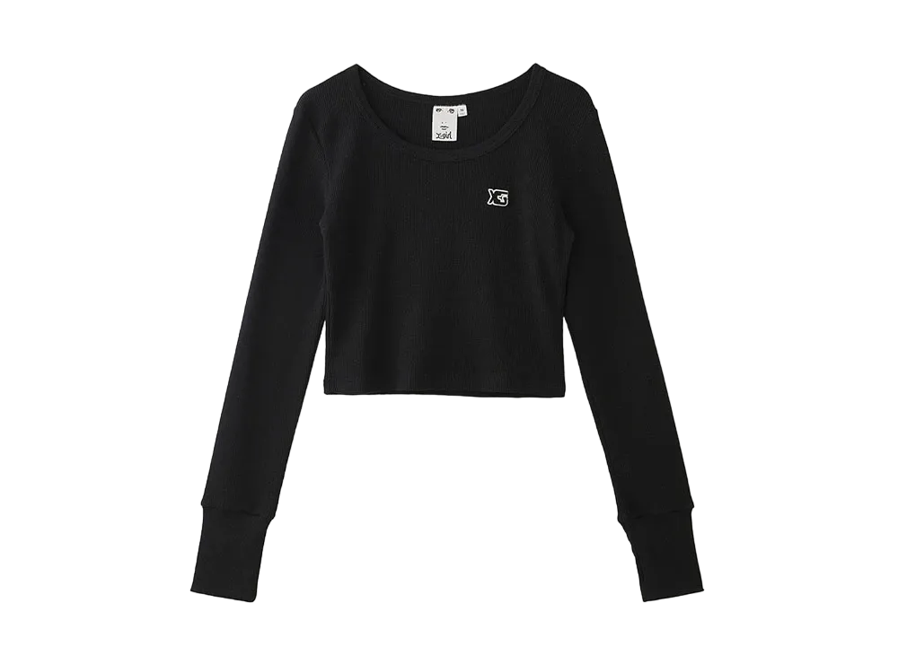 X-Girl Thermal Compact L/S Top "Black"