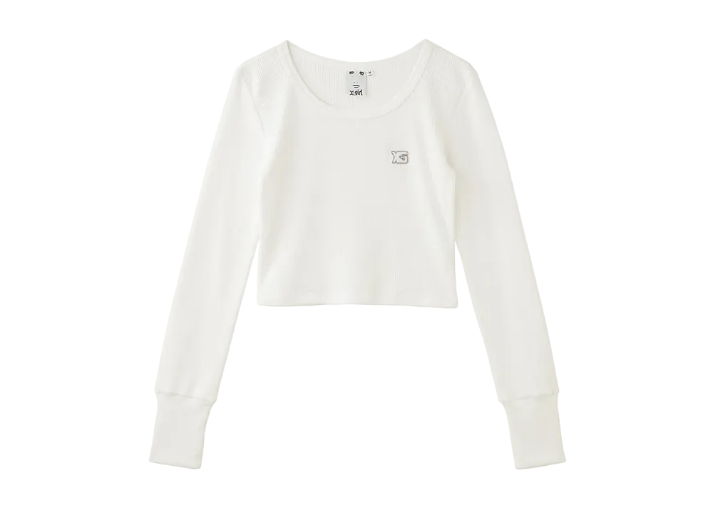 X-Girl Thermal Compact L/S Top "White"