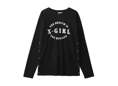 X-Girl Thermal L/S Top "Black"