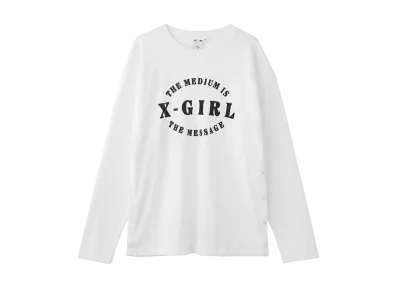 X-Girl Thermal L/S Top "White"