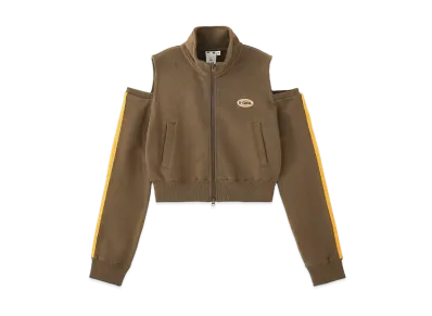 X-Girl Off The Shoulder Track Jacket "Brown"