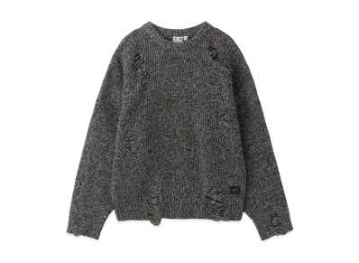 X-Girl Distressed Knit Top "Black"