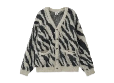 X-Girl Zebra Knit Cardigan "Beige"