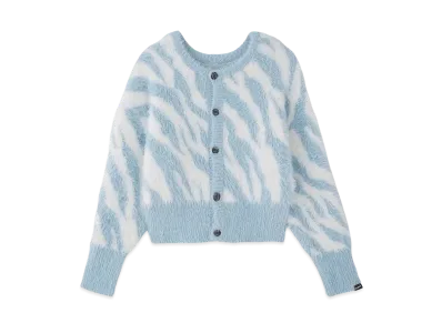 X-Girl Zebra 2Way Knit Cardigan "Ltblue"