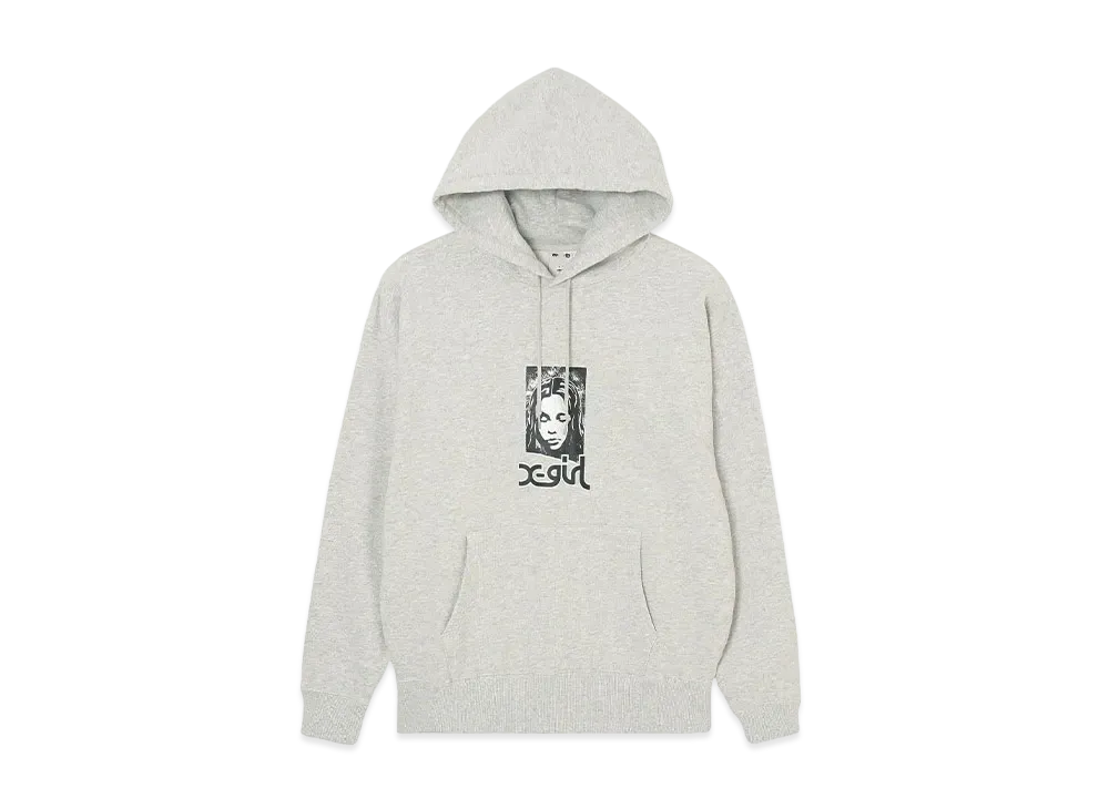 X-Girl Grunge Face Sweat Hoodie "Ash"