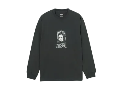X-Girl Grunge X-Girl Face L/S Tee "Charcoal"