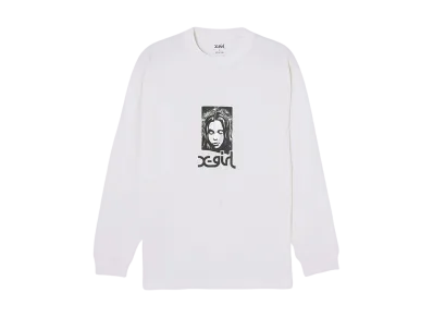 X-Girl Grunge X-Girl Face L/S Tee "White"