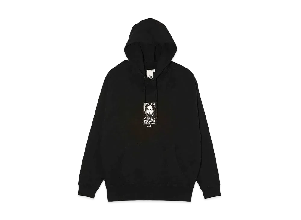 X-Girl Face Patch Sweat Hoodie "Black"