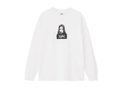 X-Girl Face L/S Tee "White"