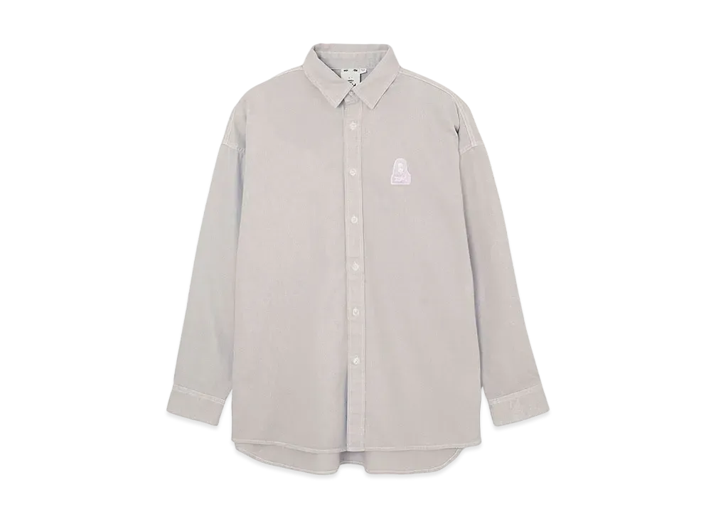 X-Girl Face L/S Shirt "Ltgrey"