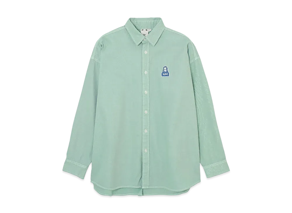 X-Girl Face L/S Shirt "Ltgreen"