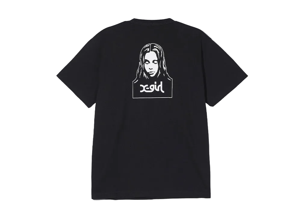X-Girl Face S/S Tee "Black"