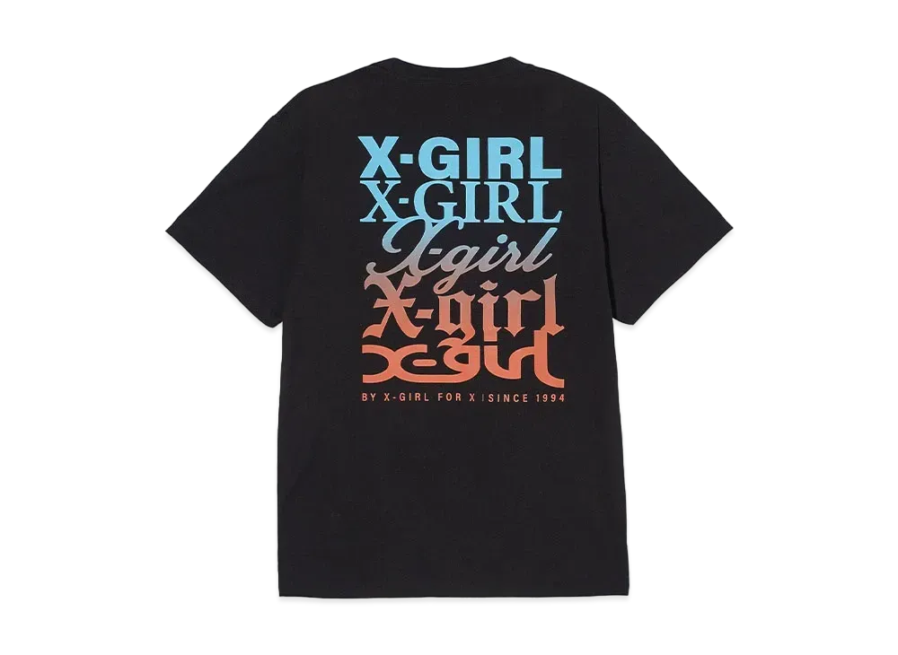 X-Girl Various Logos S/S Tee "Black"