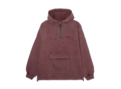 X-Girl Anorak Sweat Top "Burgundy"
