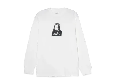 X-Girl Face L/S Tee "White"