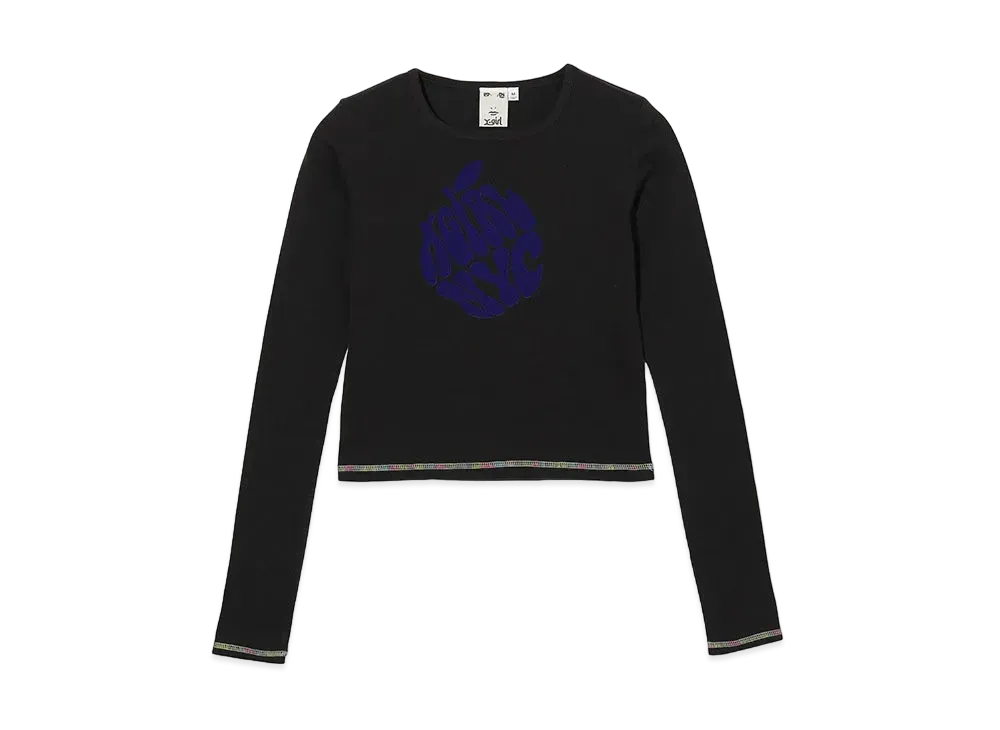 X-Girl Apple Baby L/S Tee "Black"