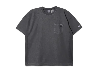 X-Girl x Champion Reverse Weave R Pigment Dyed Pocket S/S Tee "Black"