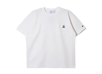 X-Girl x Champion Reverse Weave R Pigment Dyed Pocket S/S Tee "White"