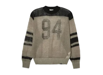 X-Girl Numbering Knit Top "Olive"