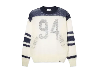 X-Girl Numbering Knit Top "White"