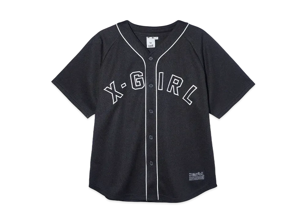 X-Girl Baseball Shirt "Black"