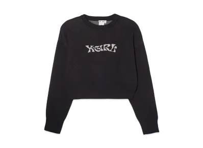 X-Girl Butterfly Compact Knit Top "Black"