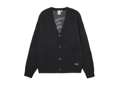 X-Girl Face Knit Cardigan "Black"