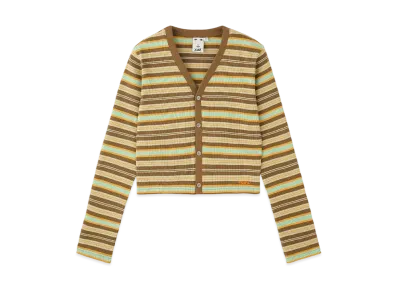 X-Girl Striped Cardigan "Brown"