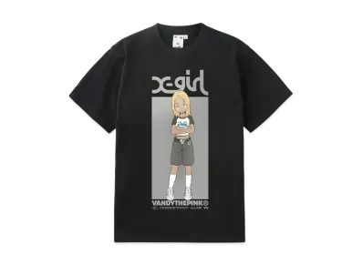 X-Girl x VANDY THE PINK S/S Tee "Black"