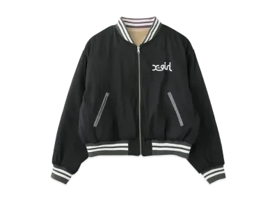 X-Girl x VANDY THE PINK Reversible Sukajan "Black"