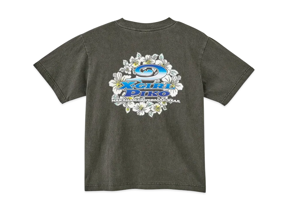 X-Girl x PIKO S/S Tee "Black"