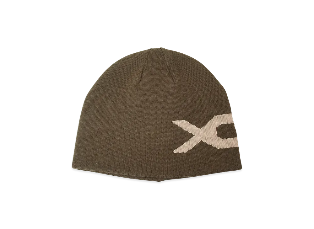 X-Girl Reversible Jacquard Beanie "Olive"