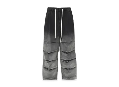 X-Girl Gradient Denim Easy Pants "Black"
