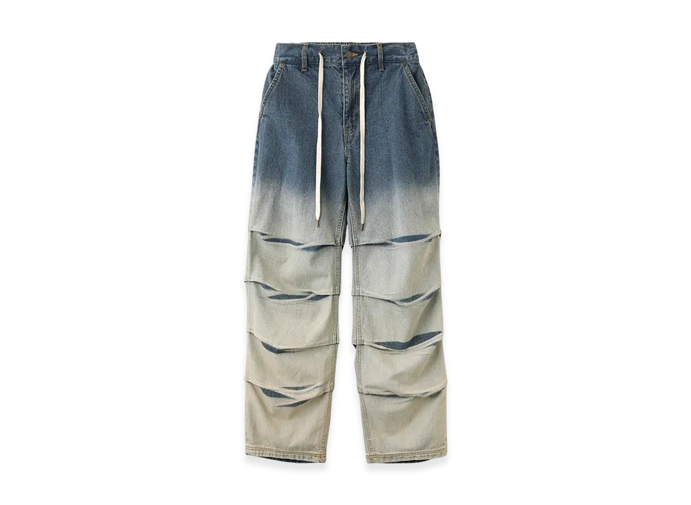 X-Girl Gradient Denim Easy Pants "LtIndigo"