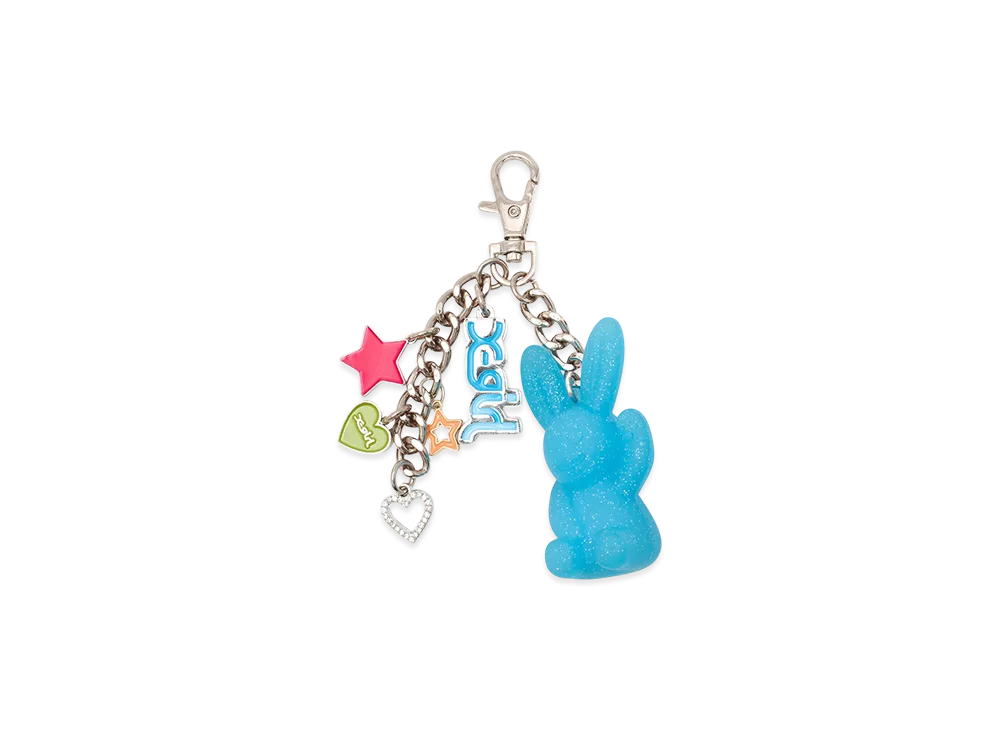 X-Girl Gummy Bunny Colorful Key Charm "Blue"