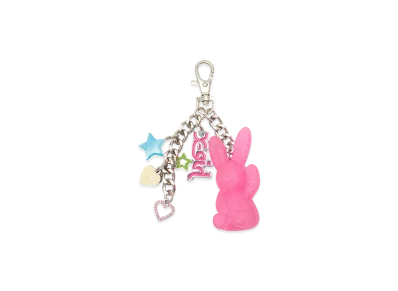 X-Girl Gummy Bunny Colorful Key Charm "Pink"