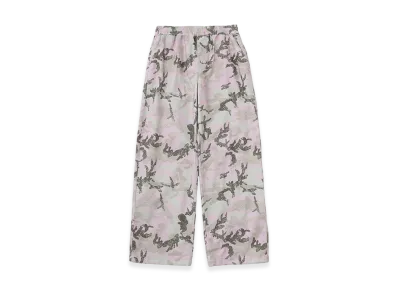 X-Girl Face Label Loose Fit Easy Pants "Pink"