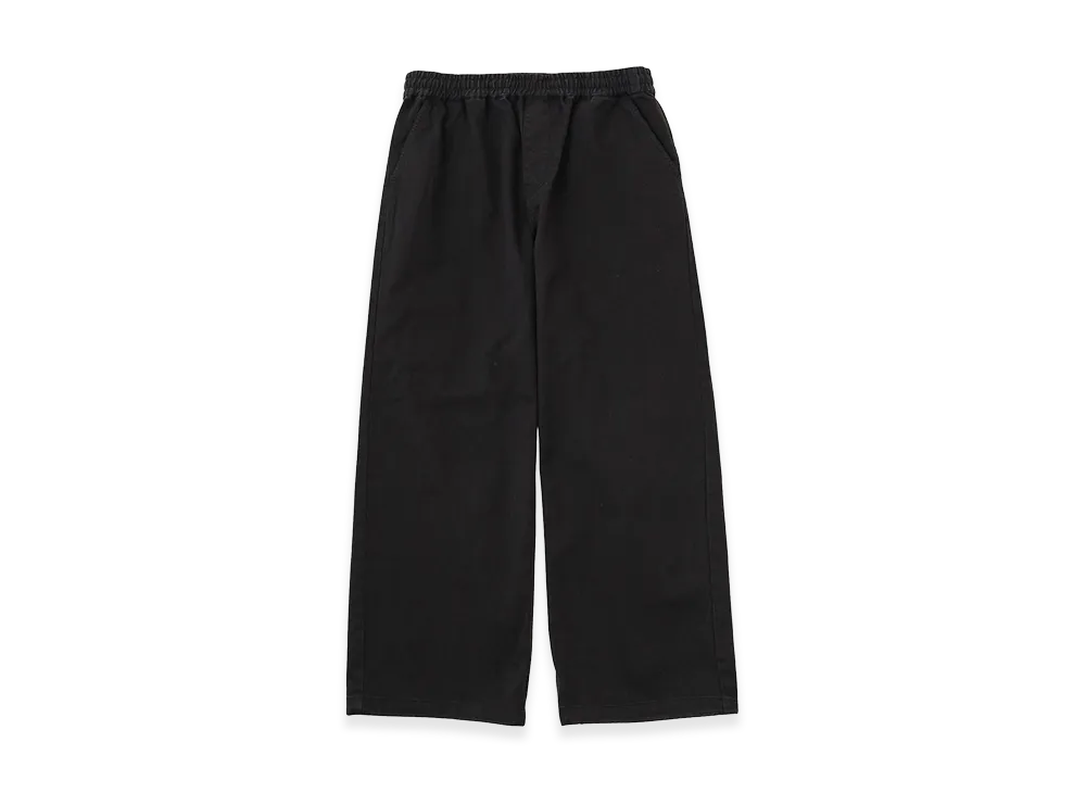 X-Girl Face Label Loose Fit Easy Pants "Black"