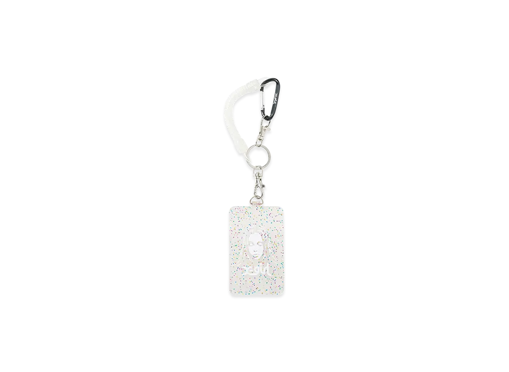 X-Girl Women's Face Rubber Pass Case "Murti"